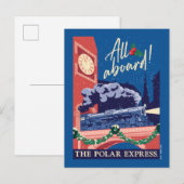 Der Polar Express - Alle auf dem Vormarsch! Feiertagspostkarte (Vorne/Hinten)