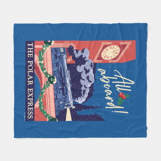 Der Polar Express - Alle auf dem Vormarsch! Fleecedecke (Vorderseite (Horizontal))