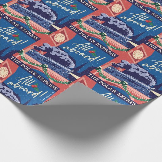 Der Polar Express - Alle auf dem Vormarsch! Geschenkpapier (Ecke)