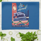 Der Polar Express - Alle auf dem Vormarsch! Geschirrtuch (Gefaltet)