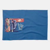 Der Polar Express - Alle auf dem Vormarsch! Geschirrtuch (Horizontal)