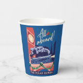 Der Polar Express - Alle auf dem Vormarsch! Pappbecher (Rückseite)