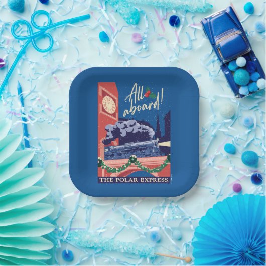 Der Polar Express - Alle auf dem Vormarsch! Pappteller (Party)