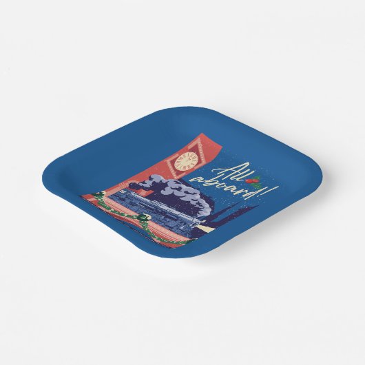 Der Polar Express - Alle auf dem Vormarsch! Pappteller (Gewinkelt)