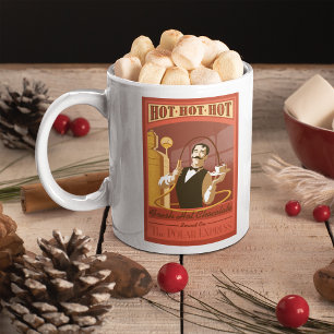 Der Polar Express Heiße Schokolade Vintage-Kunst Kaffeetasse