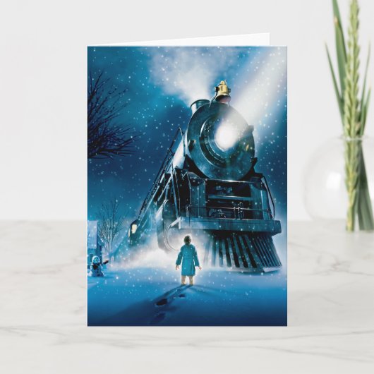 Der Polar Express Pajama Karte (Vorderseite)