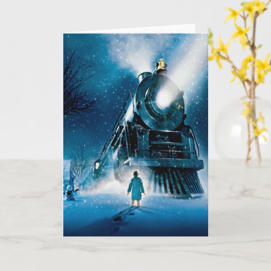 Der Polar Express Pajama Karte (Gelbe Blume)