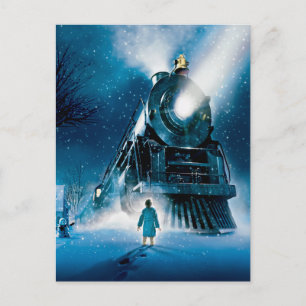 Der Polar Express Schlafanzug Postkarte