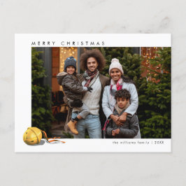 Der Polar Express Sleigh Bell | Weihnachts-Foto Feiertagspostkarte