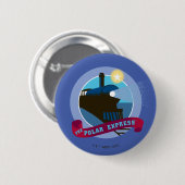 Der Polar Express | Vintage-Zugabzeichen Button (Vorne & Hinten)