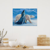 Der Polarbär und die Schneefronzessin Poster (Küche)
