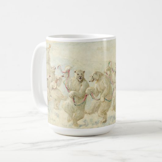 Der Polarbärentanz | Frederick Stuart Church Kaffeetasse (Vorderseite Links)
