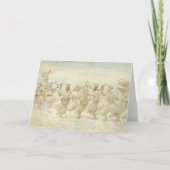 Der Polarbärentanz | Frederick Stuart Church Karte (Vorderseite)