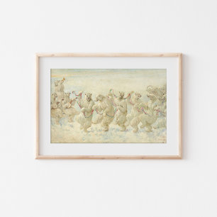 Der Polarbärentanz   Frederick Stuart Church Poster