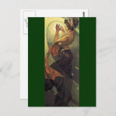 Der polare Star - Jugendstil Postkarte (Vorne/Hinten)