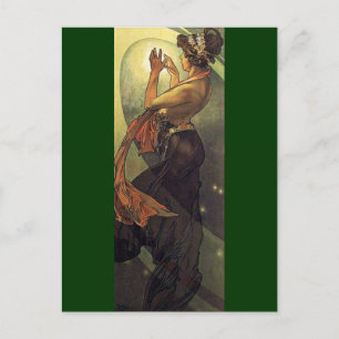 Der polare Star - Jugendstil Postkarte