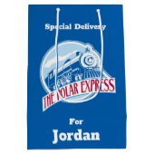 Der Polarexpress | Abzeichen Mittlere Geschenktüte (Rückseite)