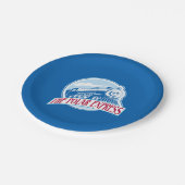 Der Polarexpress | ABZEICHEN Pappteller (Schrägansicht)