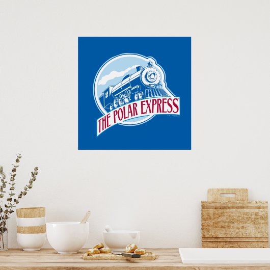 Der Polarexpress | ABZEICHEN Poster (Küche)