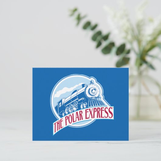 Der Polarexpress | ABZEICHEN Postkarte (Stehend Vorderseite)