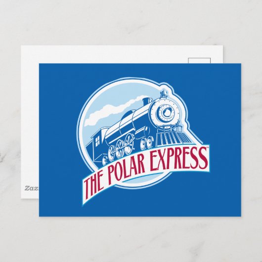 Der Polarexpress | ABZEICHEN Postkarte (Vorne/Hinten)