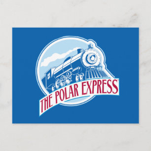 Der Polarexpress   ABZEICHEN Postkarte