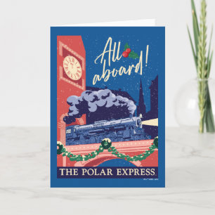 Der Polarexpress - Alle Aboard! Feiertagskarte