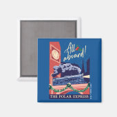 Der Polarexpress - Alle Aboard! Magnet (Vorderseite/Rückseite)
