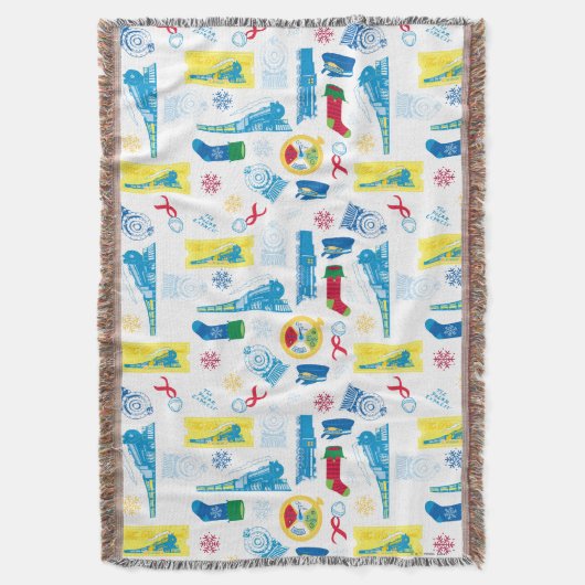 Der Polarexpress | Christmas Icon Muster Decke (Vorderseite Vertikal)