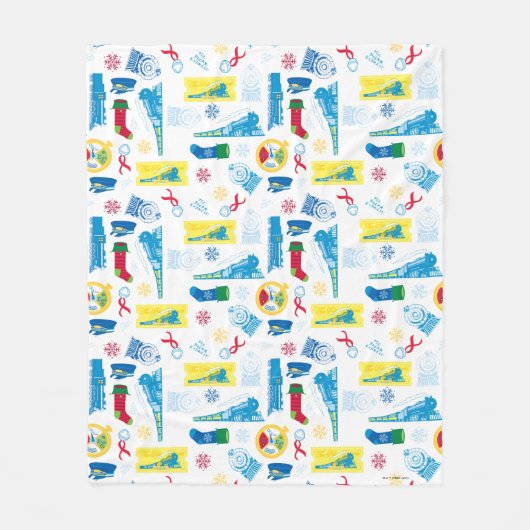 Der Polarexpress | Christmas Icon Muster Fleecedecke (Vorderseite)