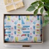 Der Polarexpress | Christmas Icon Muster Seidenpapier (Geschenk)