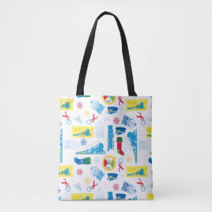 Der Polarexpress   Christmas Icon Muster Tasche