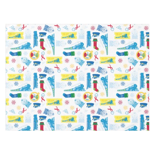 Der Polarexpress | Christmas Icon Muster Tischdecke (Vorderseite (Horizontal))