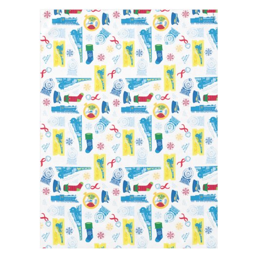 Der Polarexpress | Christmas Icon Muster Tischdecke (Vorderseite)