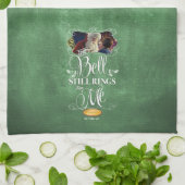 Der Polarexpress | "Die Glocke rennt noch für mich Geschirrtuch (Gefaltet)