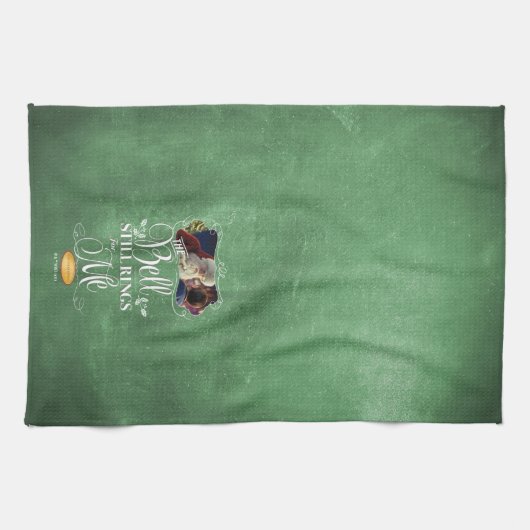 Der Polarexpress | "Die Glocke rennt noch für mich Geschirrtuch (Horizontal)