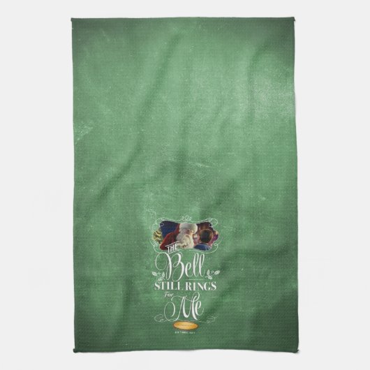 Der Polarexpress | "Die Glocke rennt noch für mich Geschirrtuch (Vertikal)