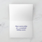 Der Polarexpress Feiertagskarte (Innenseite)