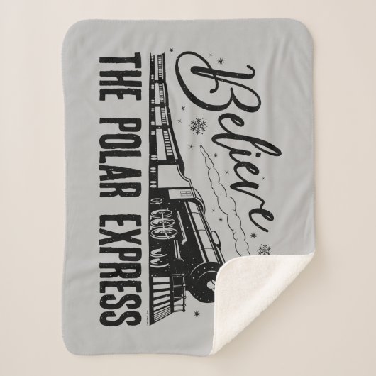 Der Polarexpress - Glauben | VINTAG Sherpadecke (Vorderseite)