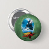 Der Polarexpress | Holiday Gerahmt Train Anreise Button (Vorne & Hinten)