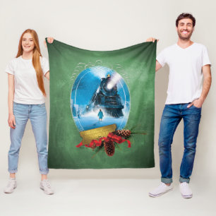 Der Polarexpress   Holiday Gerahmt Train Anreise Fleecedecke