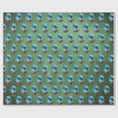 Der Polarexpress | Holiday Gerahmt Train Anreise Geschenkpapier (Flach)