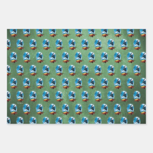 Der Polarexpress | Holiday Gerahmt Train Anreise Geschenkpapier Set (Vorderseite 2)