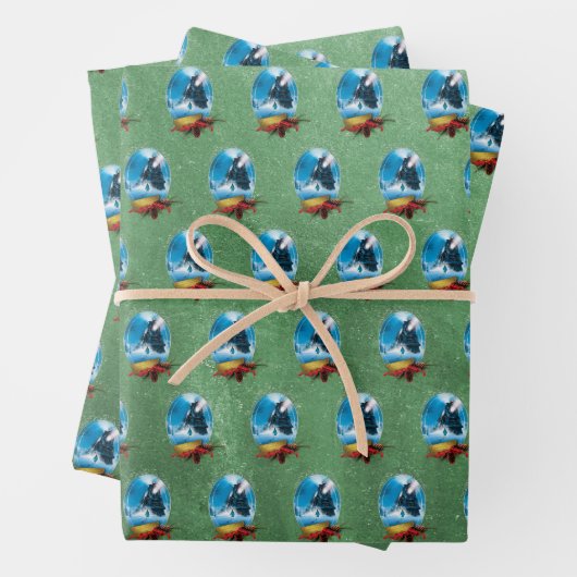 Der Polarexpress | Holiday Gerahmt Train Anreise Geschenkpapier Set (Beispiel)