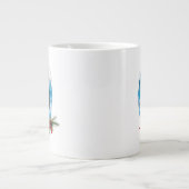 Der Polarexpress | Holiday Gerahmt Train Anreise Jumbo-Tasse (Vorderseite)