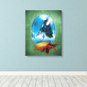 Der Polarexpress | Holiday Gerahmt Train Anreise Leinwanddruck (Insitu (Holzboden))