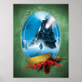 Der Polarexpress | Holiday Gerahmt Train Anreise Poster (Vorne)