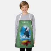 Der Polarexpress | Holiday Gerahmt Train Anreise Schürze (Getragen)