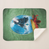 Der Polarexpress | Holiday Gerahmt Train Anreise Sherpadecke (Vorderseite (Horizontal))