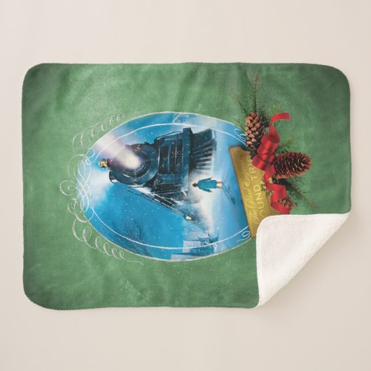 Der Polarexpress | Holiday Gerahmt Train Anreise Sherpadecke (Vorderseite (Horizontal))